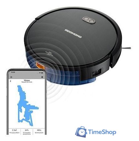 Робот-пылесос Redmond (Редмонд) RV-R650S WiFi - Изображение №5 — Интернет-магазин Time-Shop