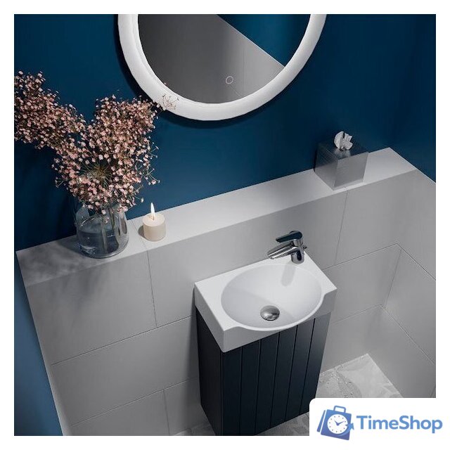  Lauter Тумба под умывальник Из искусственного мрамора Amelia 40 (гранатовый п/мат) - Изображение №6 — Интернет-магазин Time-Shop