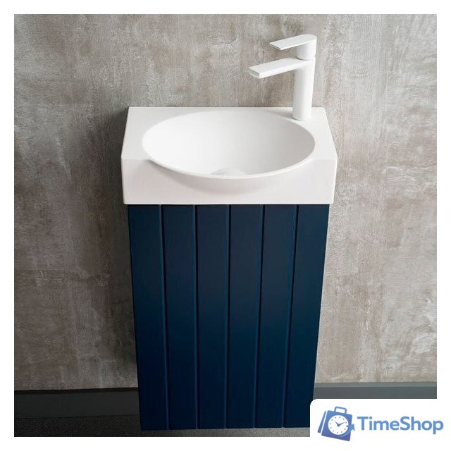  Lauter Тумба под умывальник Из искусственного мрамора Amelia 40 (гранатовый п/мат) - Изображение №7 — Интернет-магазин Time-Shop