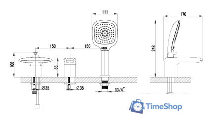 Смеситель Lemark STATUS LM4445C - Изображение №2 — Интернет-магазин Time-Shop