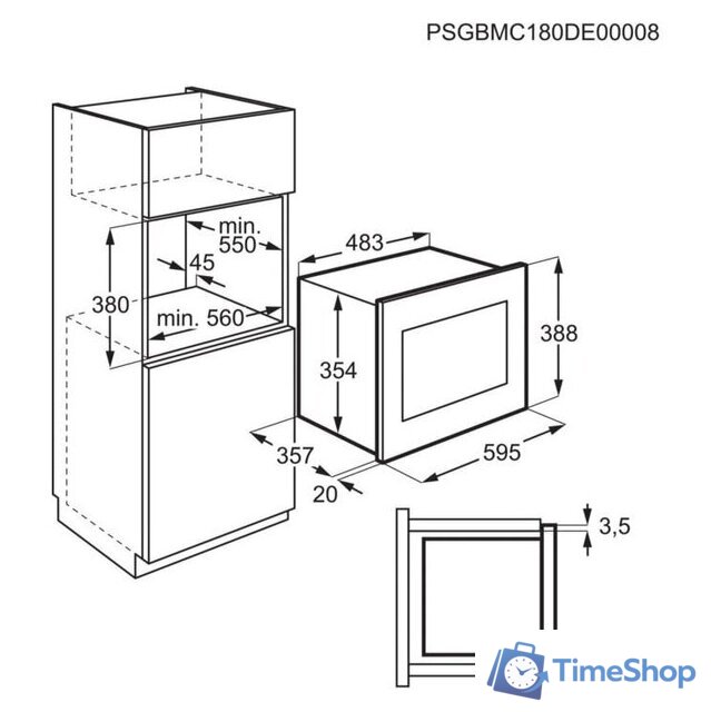 Микроволновая печь Electrolux LMSD253TM - Изображение №9 — Интернет-магазин Time-Shop