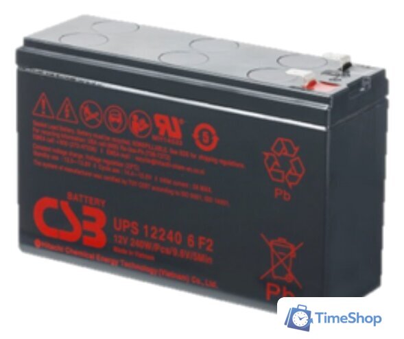 Аккумулятор для ИБП CSB Battery UPS122406 F2 (12В/5 А·ч) - Изображение №1 — Интернет-магазин Time-Shop