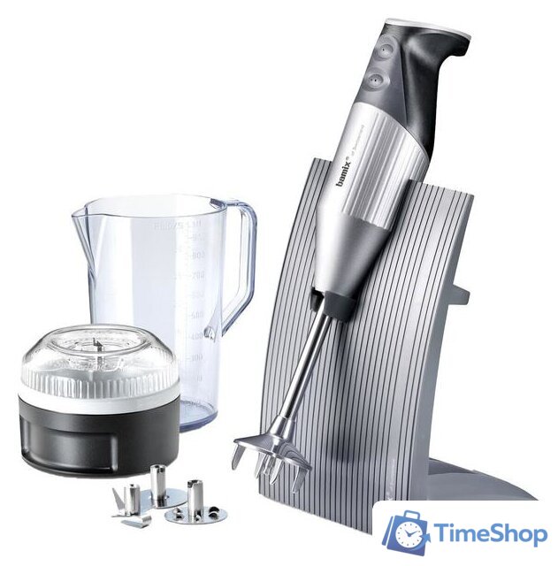 Погружной блендер Bamix SwissLine M200 (серебристый) - Изображение №1 — Интернет-магазин Time-Shop