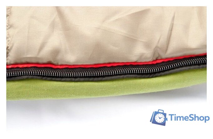 Спальный мешок AlexikA Summer Plus (оливковый, молния справа) - Изображение №10 — Интернет-магазин Time-Shop