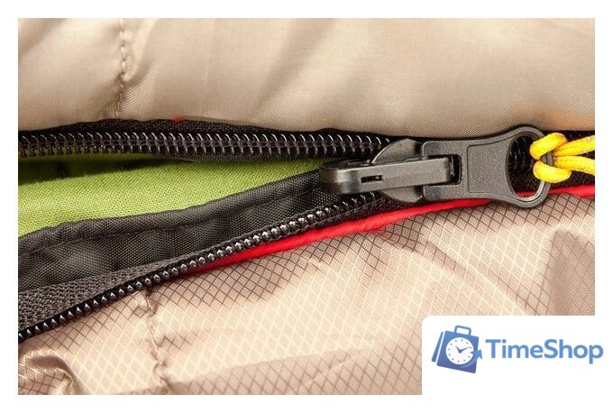 Спальный мешок AlexikA Summer Plus (оливковый, молния справа) - Изображение №6 — Интернет-магазин Time-Shop