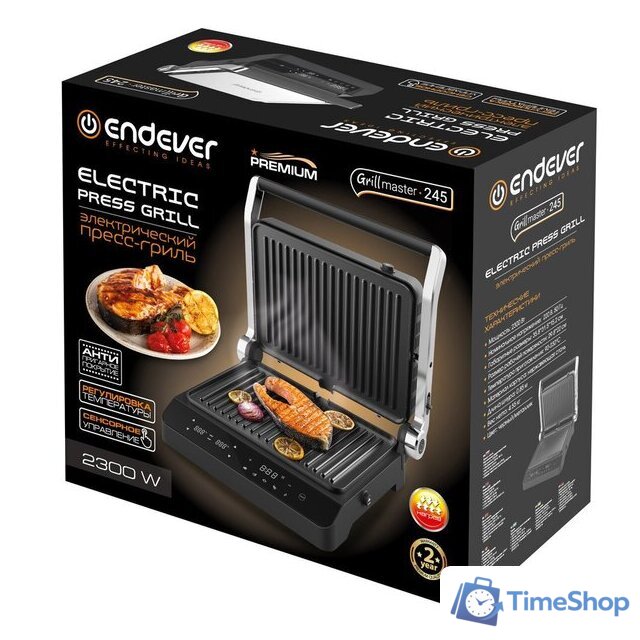 Электрогриль Endever Grillmaster 245 - Изображение №12 — Интернет-магазин Time-Shop