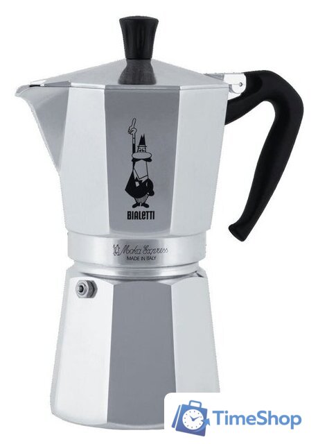 Гейзерная кофеварка Bialetti Moka Express (12 порций) - Изображение №1 — Интернет-магазин Time-Shop
