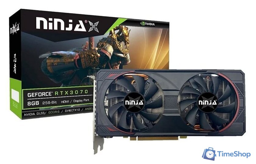 Видеокарта Sinotex Ninja GeForce RTX 3070 8GB GDDR6 NF307FG86F - Изображение №2 — Интернет-магазин Time-Shop