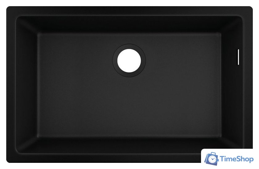 Кухонная мойка Hansgrohe S51 S510-U660 Zlewozmywak podblatowy 660 43432170 (черный графит) - Изображение №1 — Интернет-магазин Time-Shop
