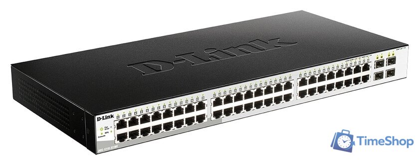 Управляемый коммутатор 2-го уровня D-Link DGS-1210-52/ME/B1A - Изображение №2 — Интернет-магазин Time-Shop
