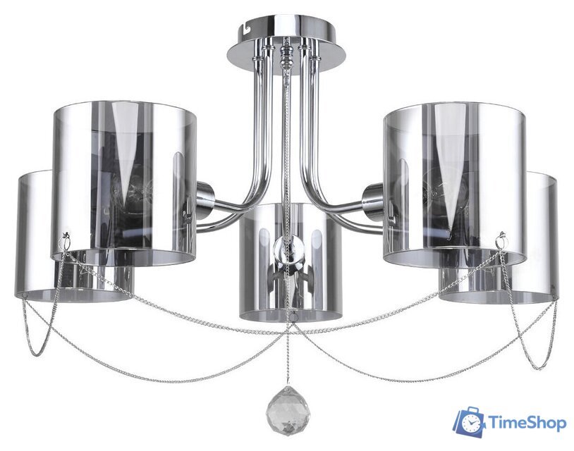 Люстра средней высоты Escada Intense 683/5P E14*40W Chrome - Изображение №2 — Интернет-магазин Time-Shop