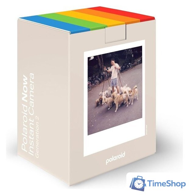 Фотоаппарат Polaroid Now Instant Camera Generation 2 (бежевый) - Изображение №7 — Интернет-магазин Time-Shop