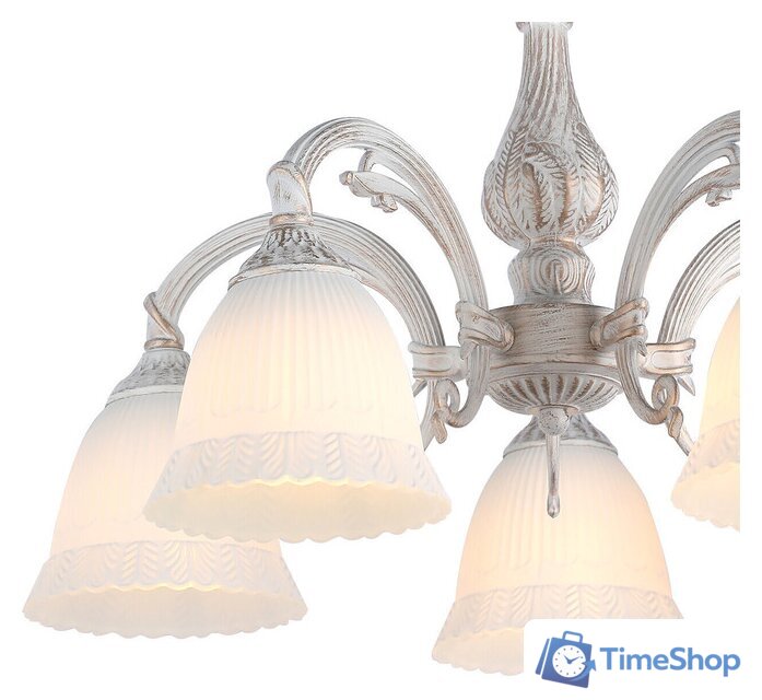 Люстра средней высоты Escada Versailles 1114/5PL E27*60W White - Изображение №2 — Интернет-магазин Time-Shop