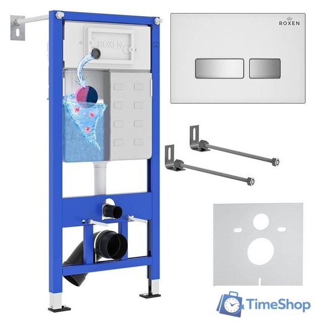 Инсталляция для унитаза Roxen StounFix Dual Fresh 871161 - Изображение №1 — Интернет-магазин Time-Shop