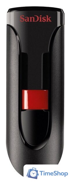 USB Flash SanDisk Cruzer Glide 256GB (черный) [SDCZ600-256G-G35] - Изображение №1 — Интернет-магазин Time-Shop