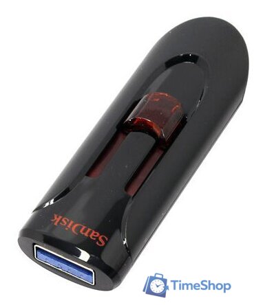 USB Flash SanDisk Cruzer Glide 256GB (черный) [SDCZ600-256G-G35] - Изображение №6 — Интернет-магазин Time-Shop