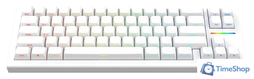 Клавиатура IO by Red Square Type 68 Magnetic g3ms Magnetite Ice (белый) - Изображение №1 — Интернет-магазин Time-Shop
