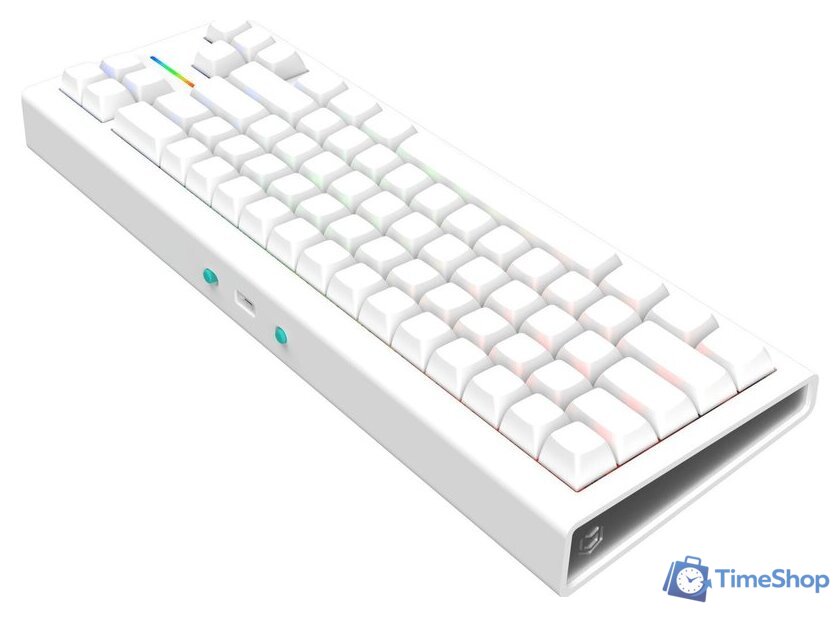 Клавиатура IO by Red Square Type 68 Magnetic g3ms Magnetite Ice (белый) - Изображение №3 — Интернет-магазин Time-Shop