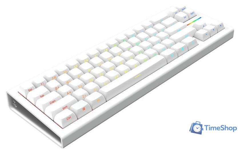 Клавиатура IO by Red Square Type 68 Magnetic g3ms Magnetite Ice (белый) - Изображение №2 — Интернет-магазин Time-Shop