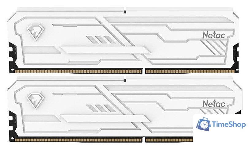 Оперативная память Netac Shadow III 2x16ГБ DDR4 3200 МГц NTSHD4P32DP-32W - Изображение №1 — Интернет-магазин Time-Shop
