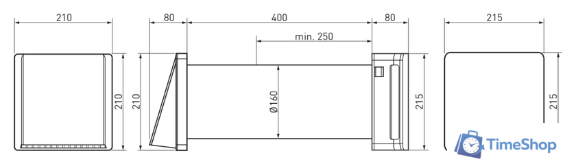 Проветриватель с рекуперацией Soler&Palau Respiro N 150 RD Ecowatt - Изображение №2 — Интернет-магазин Time-Shop