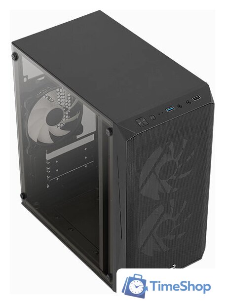 Корпус AeroCool CS-107 CS-107-A-BK-V2 - Изображение №10 — Интернет-магазин Time-Shop