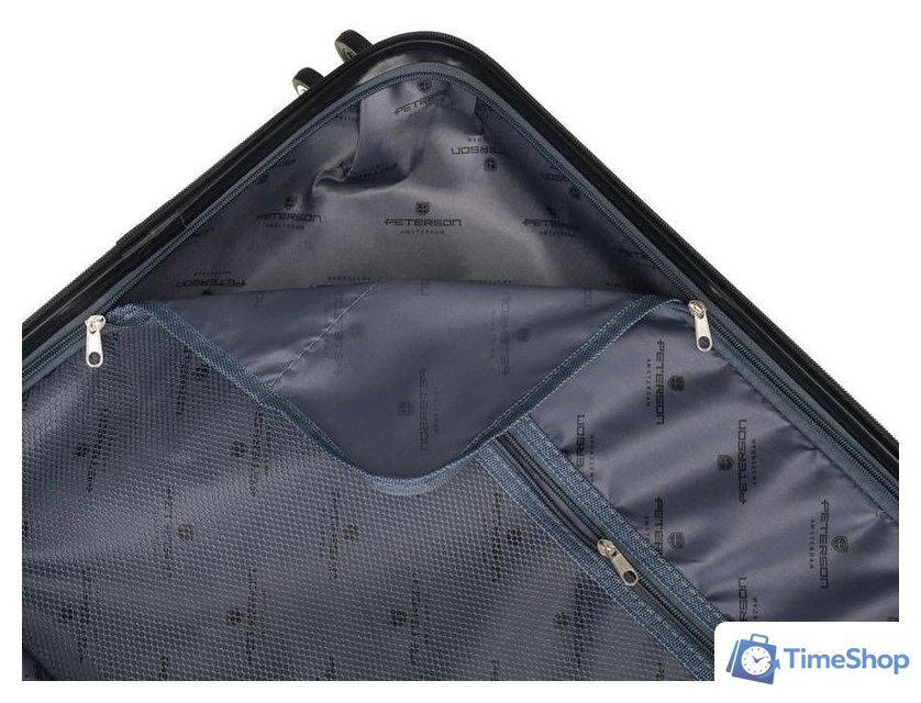 Чемодан-спиннер Peterson PTN 5806-W-S (розовый) - Изображение №4 — Интернет-магазин Time-Shop