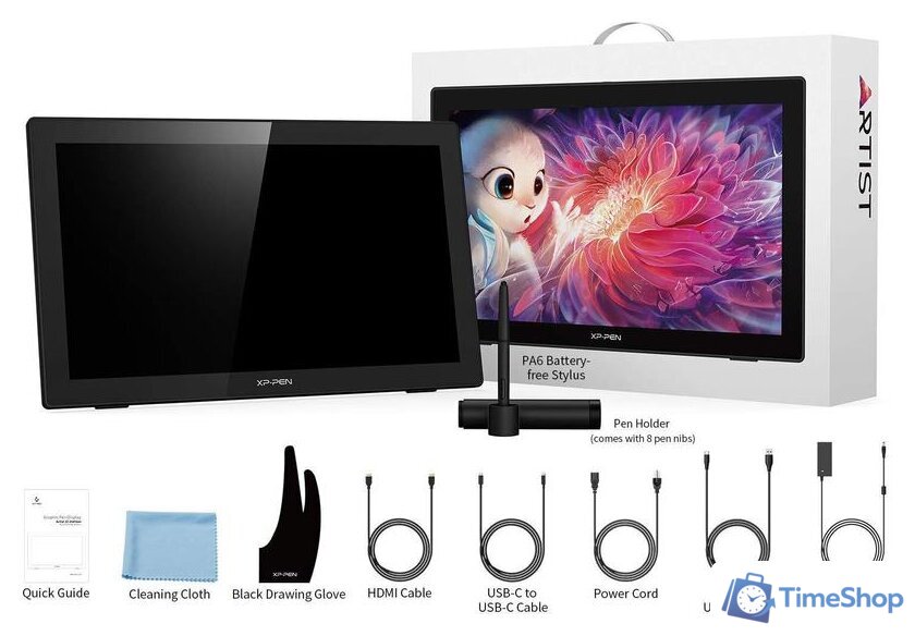 Графический монитор XP-Pen Artist 22 (2-е поколение) - Изображение №6 — Интернет-магазин Time-Shop