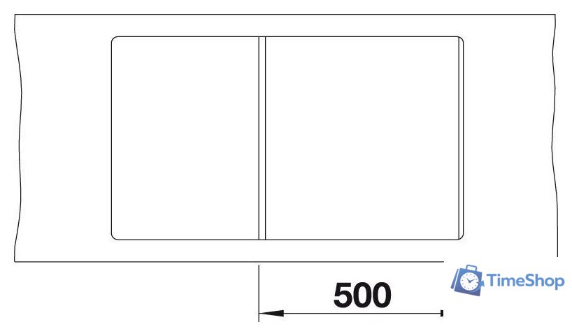 Кухонная мойка Blanco Metra 5 S-F 527111 (нежный белый) - Изображение №4 — Интернет-магазин Time-Shop