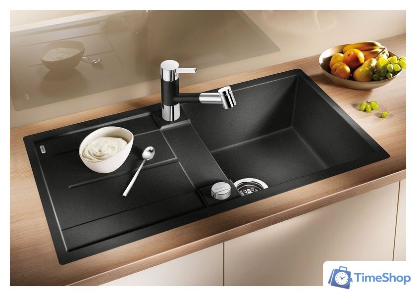 Кухонная мойка Blanco Metra 5 S-F 527111 (нежный белый) - Изображение №2 — Интернет-магазин Time-Shop