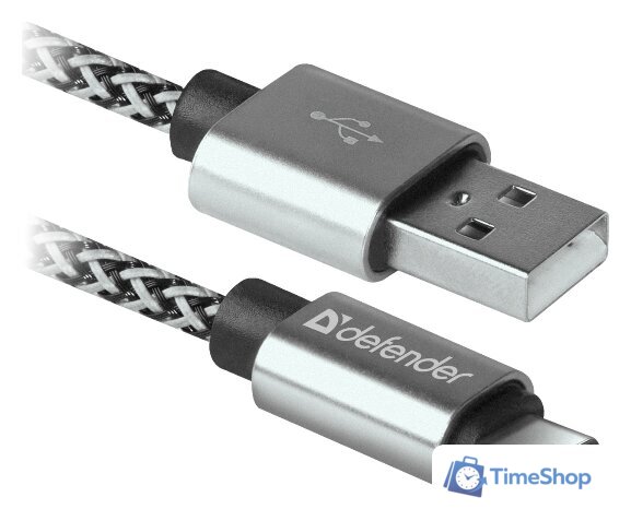 Кабель Defender USB09-03T Pro (белый) - Изображение №1 — Интернет-магазин Time-Shop