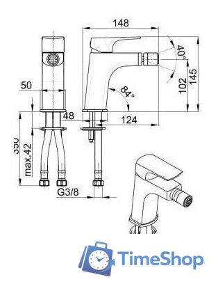 Смеситель Armatura Mokait 5537-015-81 - Изображение №2 — Интернет-магазин Time-Shop