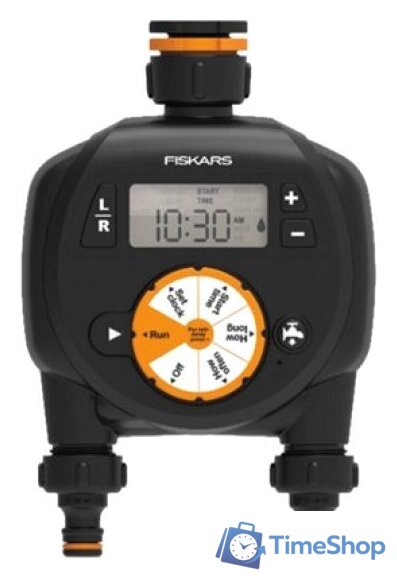 Таймер Fiskars Таймер подачи воды на две зоны 1054792 - Изображение №1 — Интернет-магазин Time-Shop