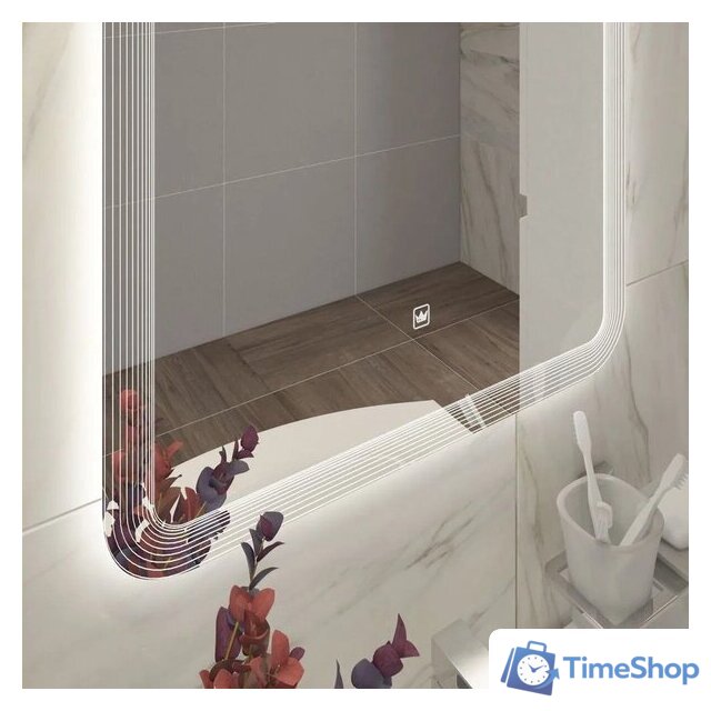  Cezares Зеркало CZR-SPC-DUET-700-800-LED-TCH - Изображение №4 — Интернет-магазин Time-Shop