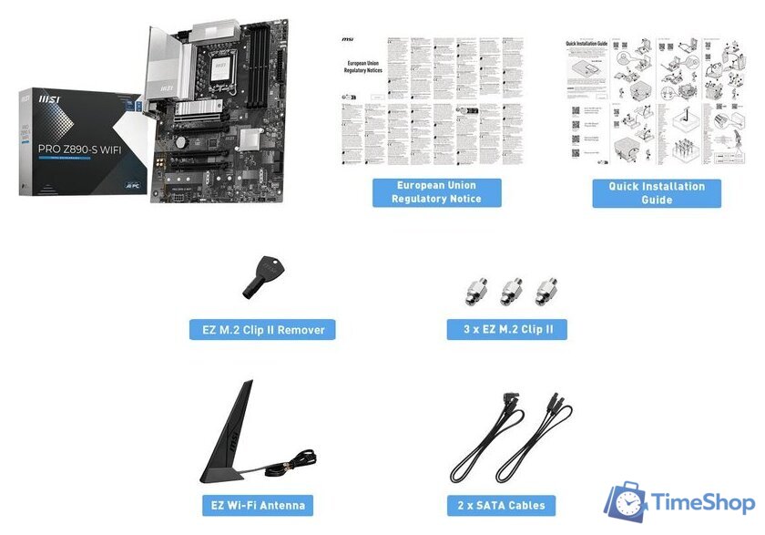 Материнская плата MSI Pro Z890-S WiFi - Изображение №2 — Интернет-магазин Time-Shop