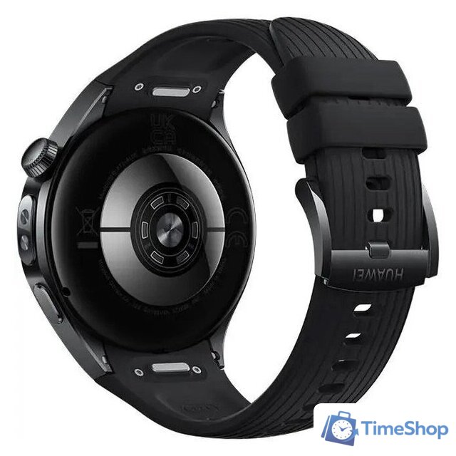Умные часы Huawei Watch 5 46 мм (черный, с черным силиконовым ремешком, международная версия) - Изображение №2 — Интернет-магазин Time-Shop