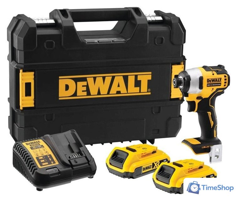 Винтоверт DeWalt DCF809D2T (с 2-мя АКБ, кейс) - Изображение №1 — Интернет-магазин Time-Shop