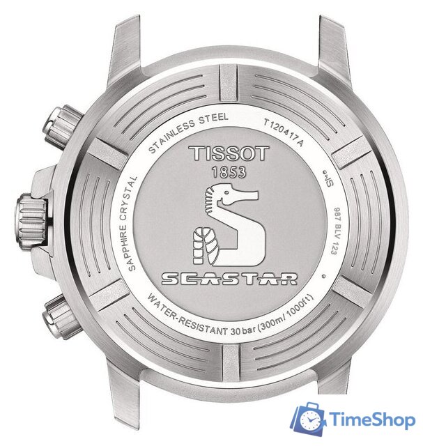 Наручные часы Tissot Seastar 1000 Chronograph T120.417.11.041.03 - Изображение №3 — Интернет-магазин Time-Shop
