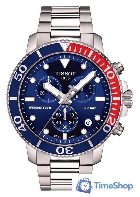 Наручные часы Tissot Seastar 1000 Chronograph T120.417.11.041.03 - Изображение №1 — Интернет-магазин Time-Shop