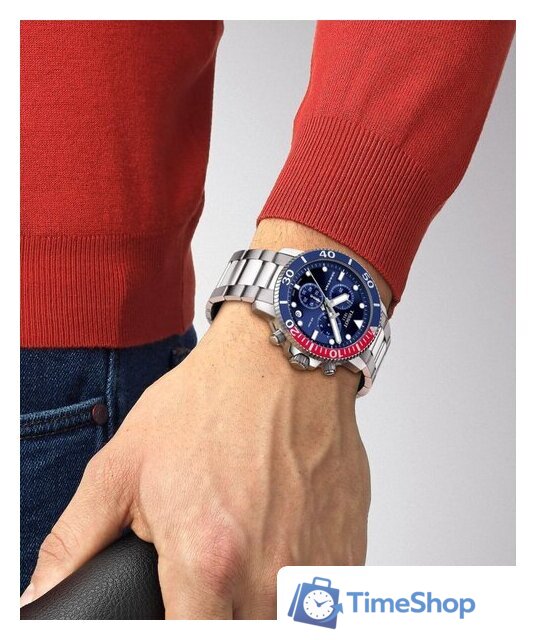 Наручные часы Tissot Seastar 1000 Chronograph T120.417.11.041.03 - Изображение №4 — Интернет-магазин Time-Shop