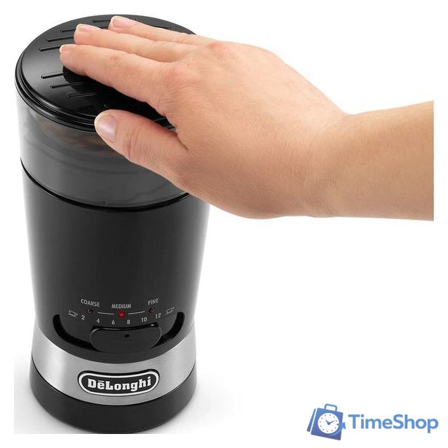 Электрическая кофемолка DeLonghi KG 210 - Изображение №4 — Интернет-магазин Time-Shop