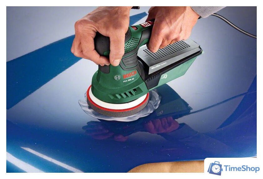 Эксцентриковая шлифмашина Bosch PEX 300 AE (06033A3020) - Изображение №7 — Интернет-магазин Time-Shop