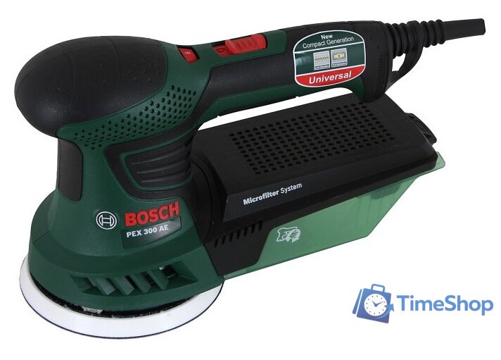 Эксцентриковая шлифмашина Bosch PEX 300 AE (06033A3020) - Изображение №3 — Интернет-магазин Time-Shop