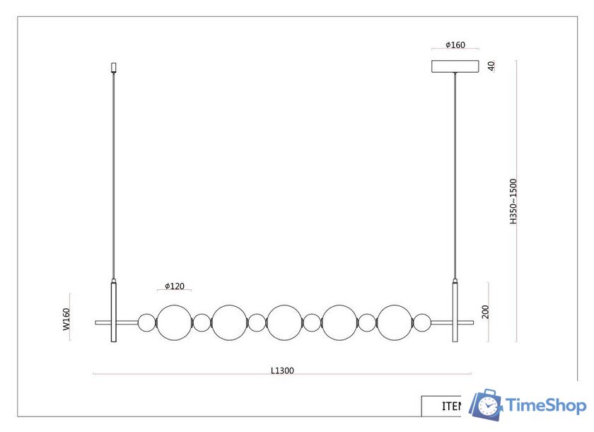 Подвесная люстра F-Promo Chantra 4088-5P - Изображение №8 — Интернет-магазин Time-Shop