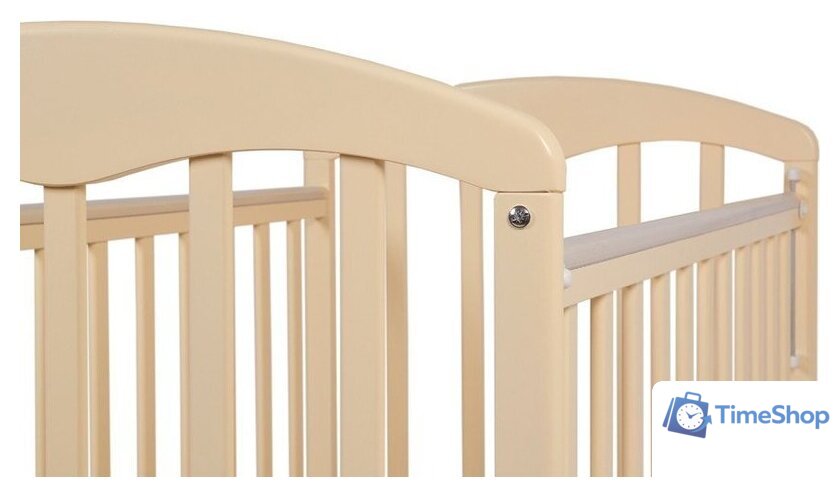 Классическая детская кроватка Фея 328 (бежевый) - Изображение №6 — Интернет-магазин Time-Shop