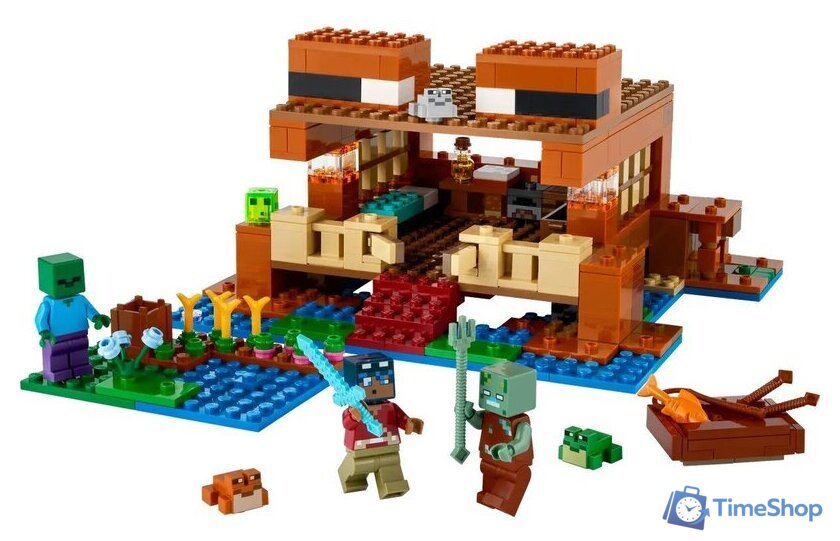 Конструктор LEGO Minecraft 21256 Лягушачий дом - Изображение №4 — Интернет-магазин Time-Shop