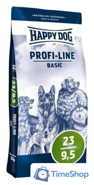 Сухой корм для собак Happy Dog Profi-Line Basic 23/9.5 20 кг - Изображение №1 — Интернет-магазин Time-Shop