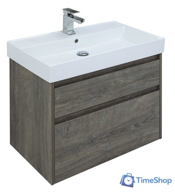  Aquanet Тумба под умывальник Nova Lite 75 242273 (с 2 ящиками) - Изображение №3 — Интернет-магазин Time-Shop