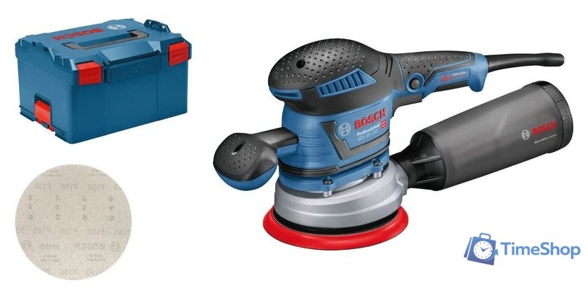 Эксцентриковая шлифмашина Bosch GEX 40-150 Professional 060137B201 (кейс) - Изображение №1 — Интернет-магазин Time-Shop