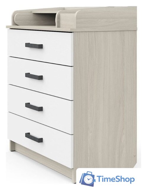 Детский комод Атон Мебель Marvin (шимо светлый/белый) - Изображение №3 — Интернет-магазин Time-Shop